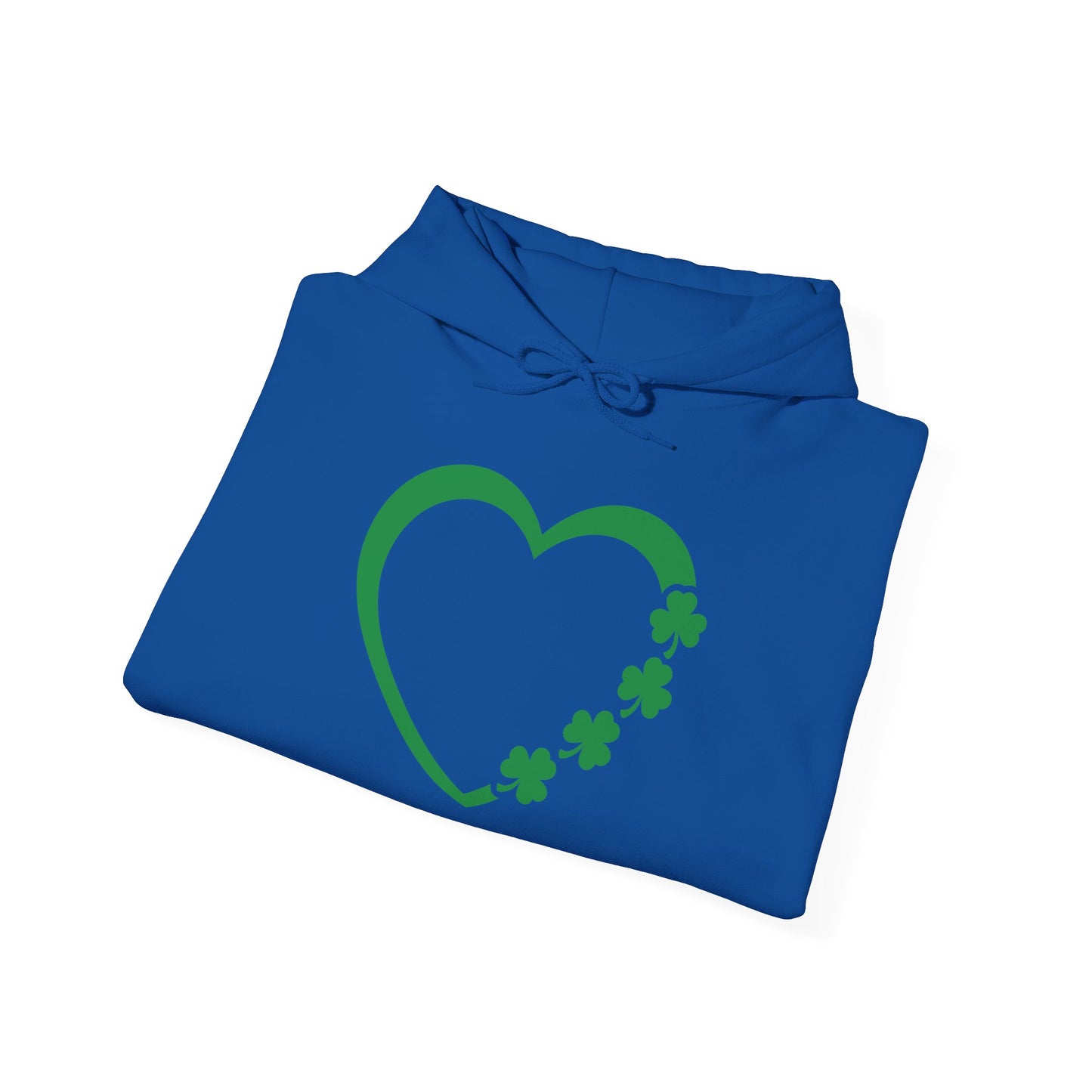 St. Patrick's Day Love Hoodie - Irish Kisses & Shamrock Wishes Sweatshirt