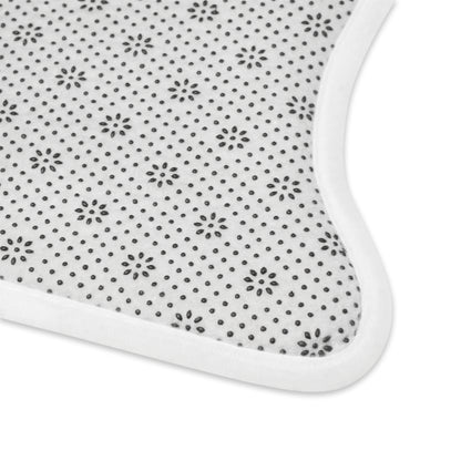 Cute Paw Print Pet Feeding Mat - Fun & Functional Dog Dish Mat