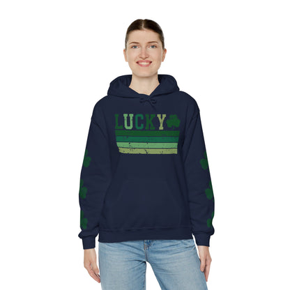 Lucky Shamrock Unisex Hooded Sweatshirt for St. Patrick's Day