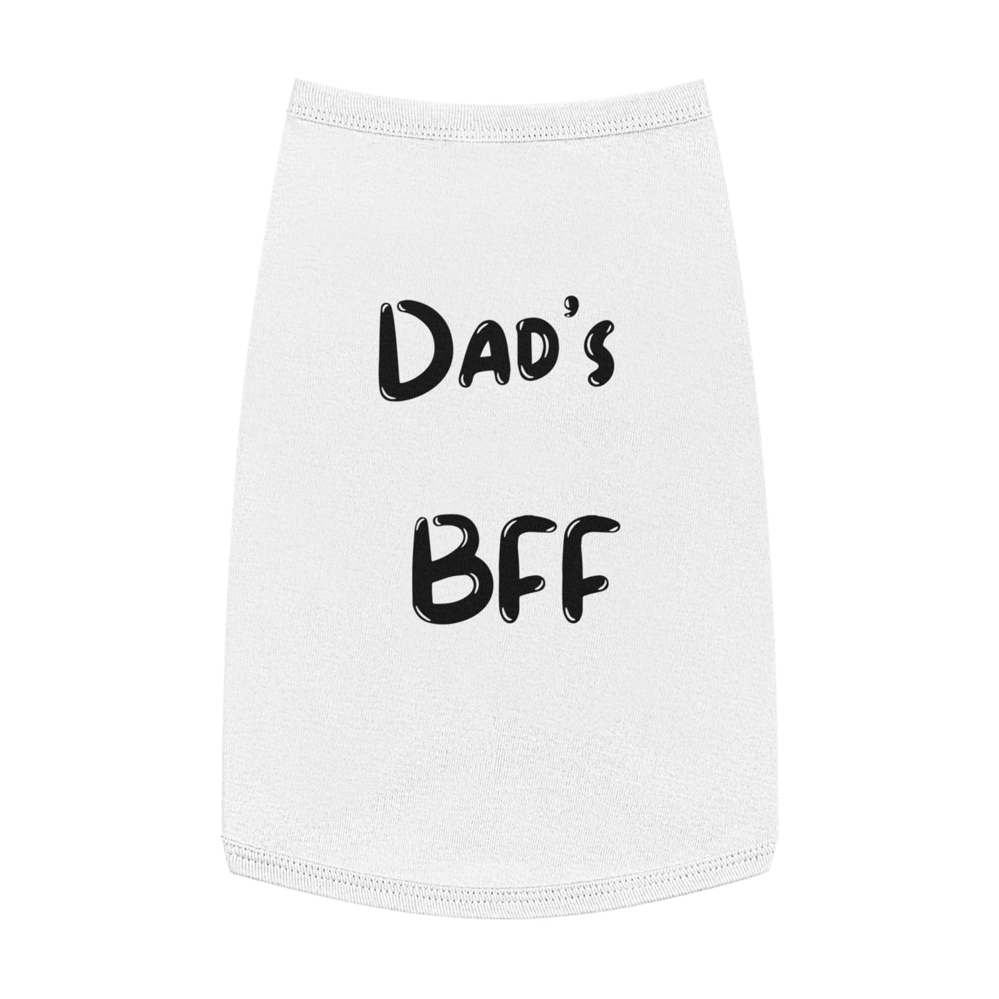 Dad's BFF Pet Tank Top - Cute Dog Shirt for Father's Day