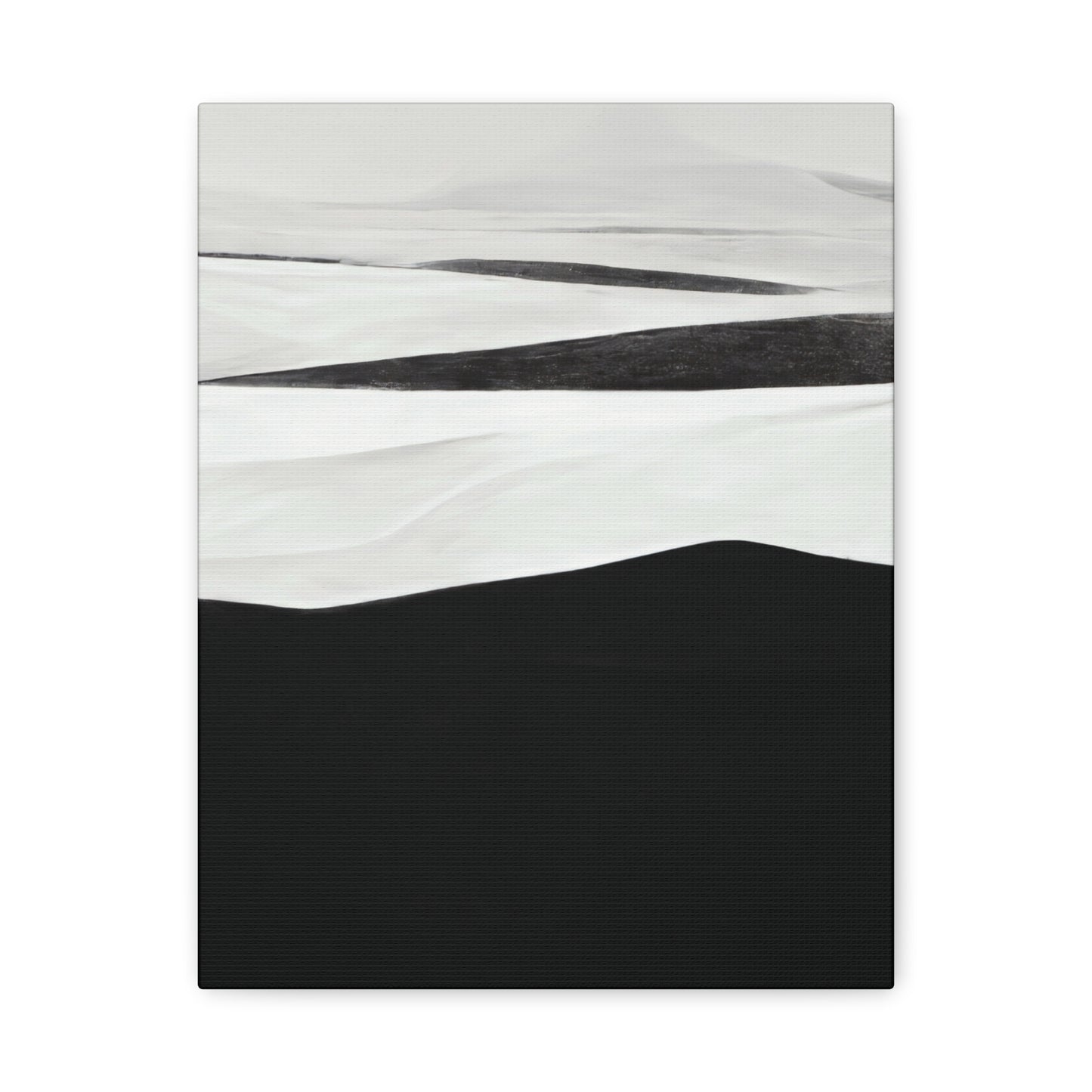 Minimalist Black and White Canvas Art - Modern Home Decor