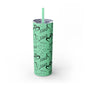 XOXO Hearts Skinny Tumbler with Straw - 20oz Love-Themed Drinkware