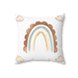 Whimsical Rainbow Pillow | Cozy Decor for Kids' Rooms & Nurseries