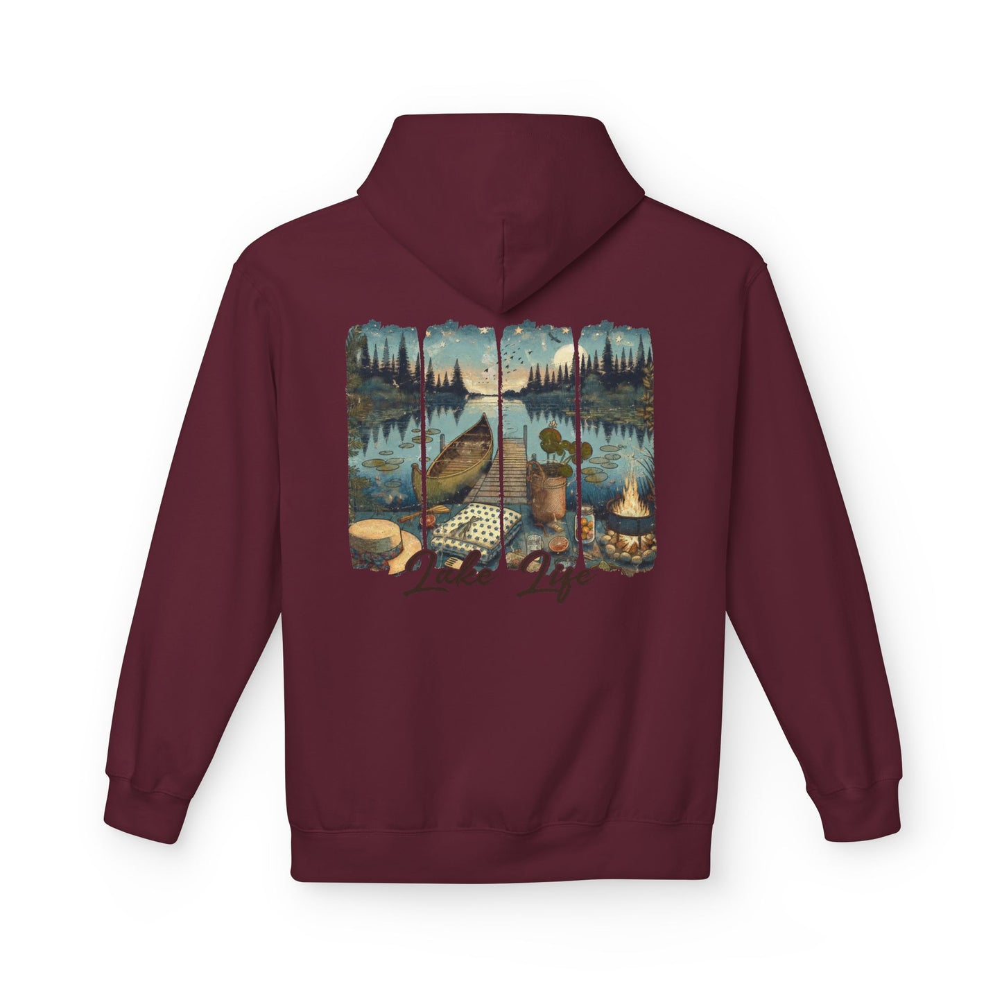 Lake Life  - Unisex Midweight Fleece Hoodie