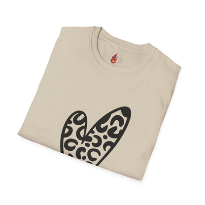 Leopard Love Unisex Softstyle T-Shirt - Perfect for Casual Wear & Gifts