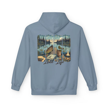 Lake Life  - Unisex Midweight Fleece Hoodie