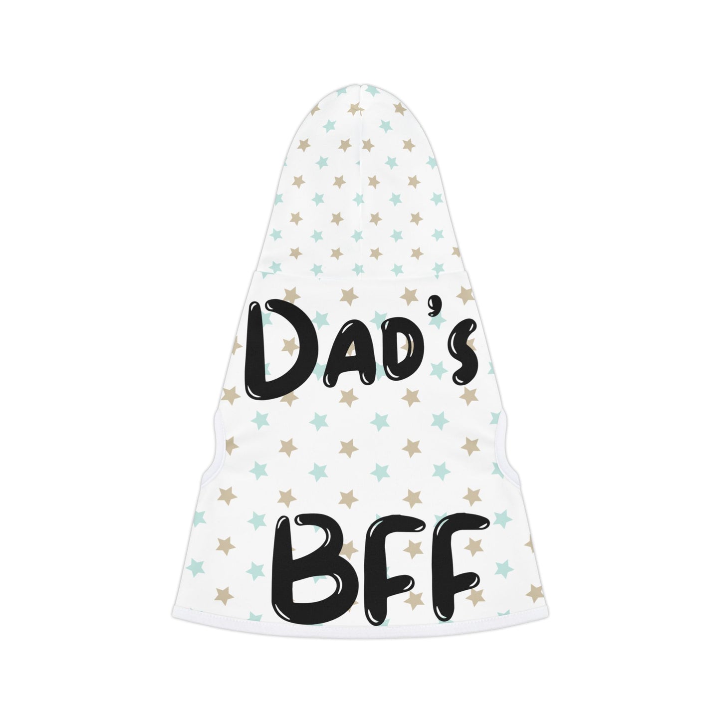 Starry Pet Hoodie - 'Dad's BFF' Design for Stylish Dogs