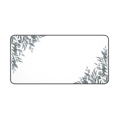 Elegant Floral Desk Mat - Minimalist Office Accessories for Home & Work