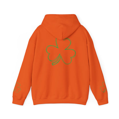 St. Patrick's Day Clover Hoodie - Unisex Heavy Blend™ Sweatshirt