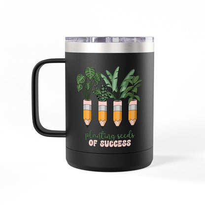 Botanical Coffee Tumbler - Planting Seeds of Success