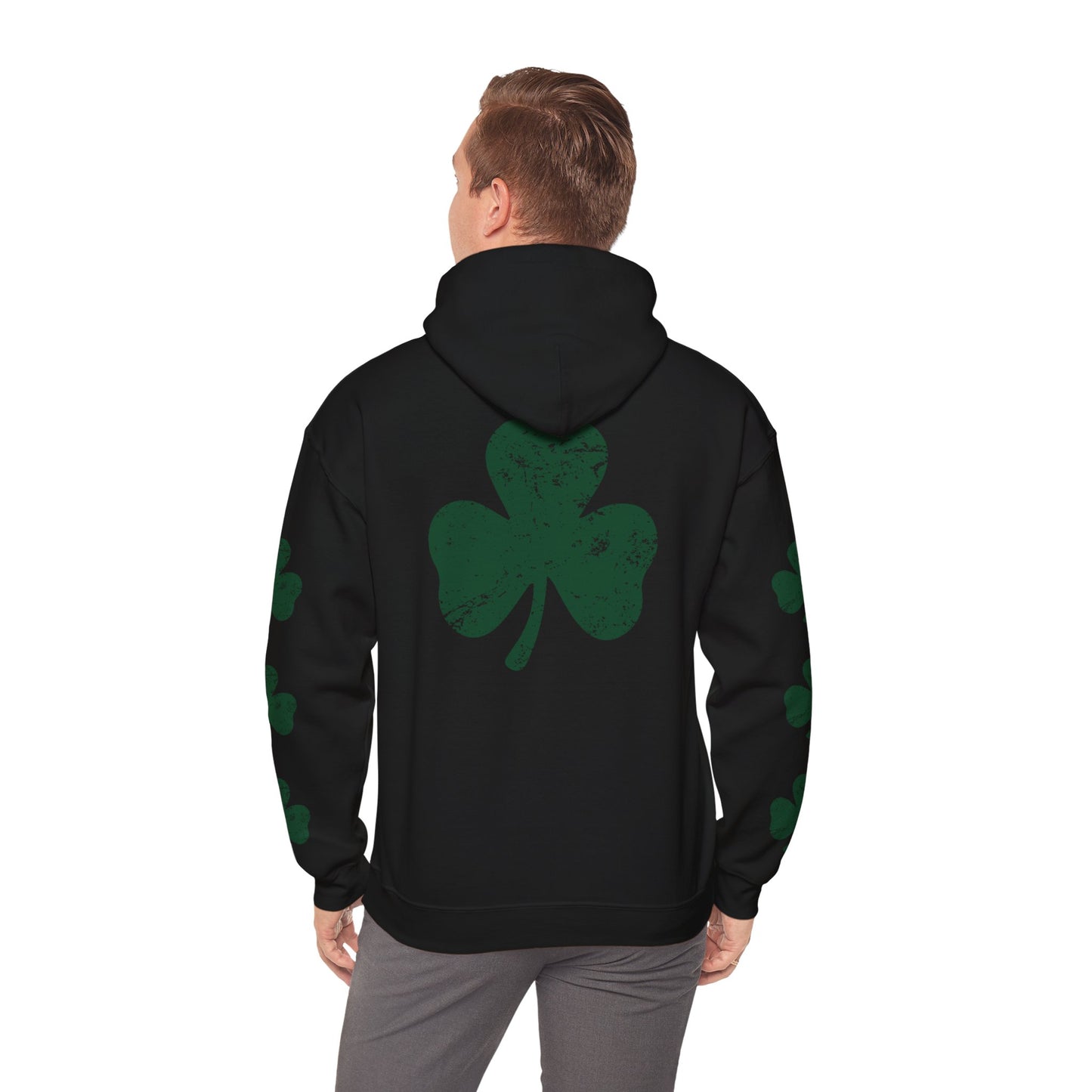 Lucky Shamrock Unisex Hooded Sweatshirt for St. Patrick's Day