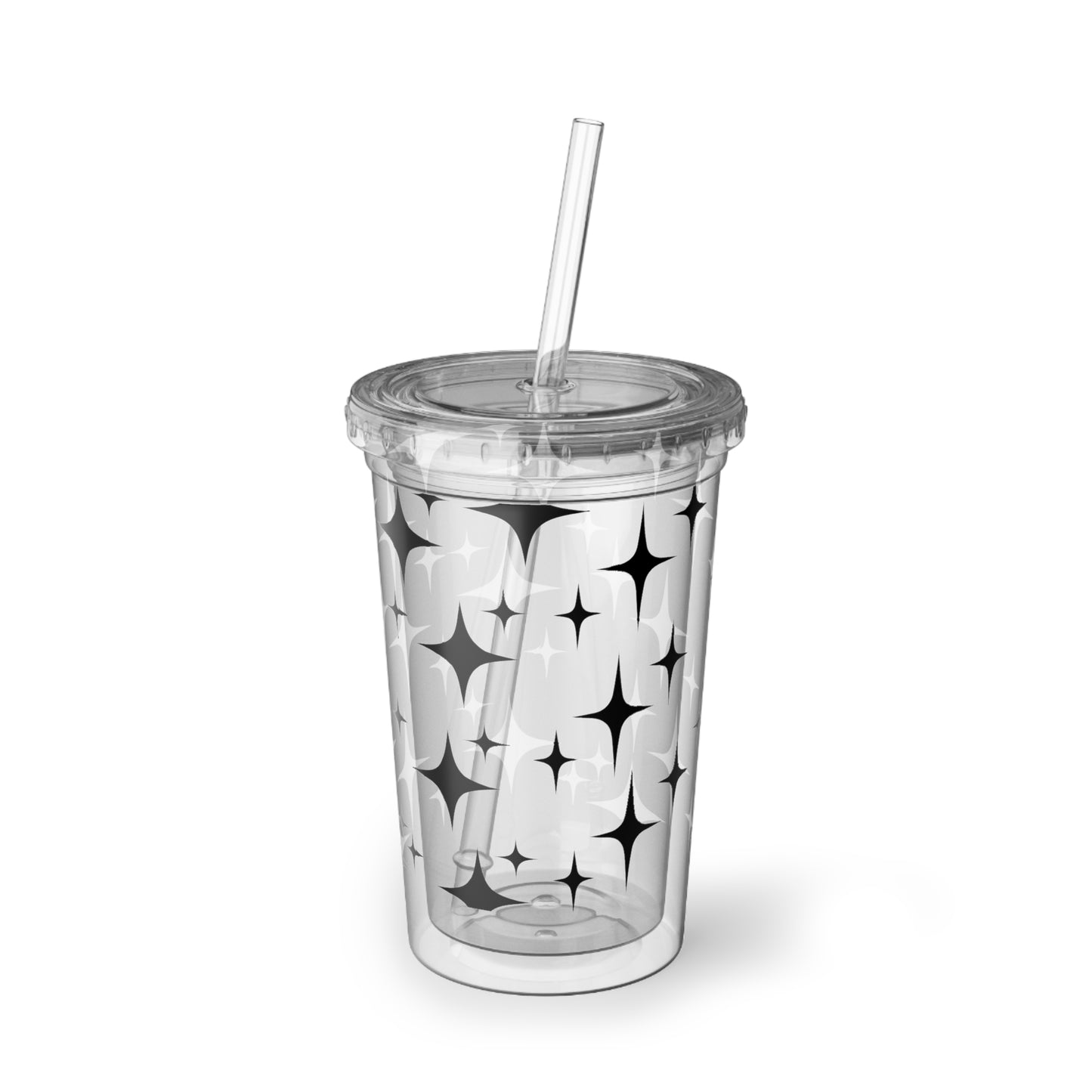 Suave Stylish Acrylic Tumbler Cup - Modern Star Design for Everyday Use