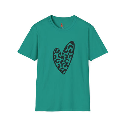 Leopard Love Unisex Softstyle T-Shirt - Perfect for Casual Wear & Gifts