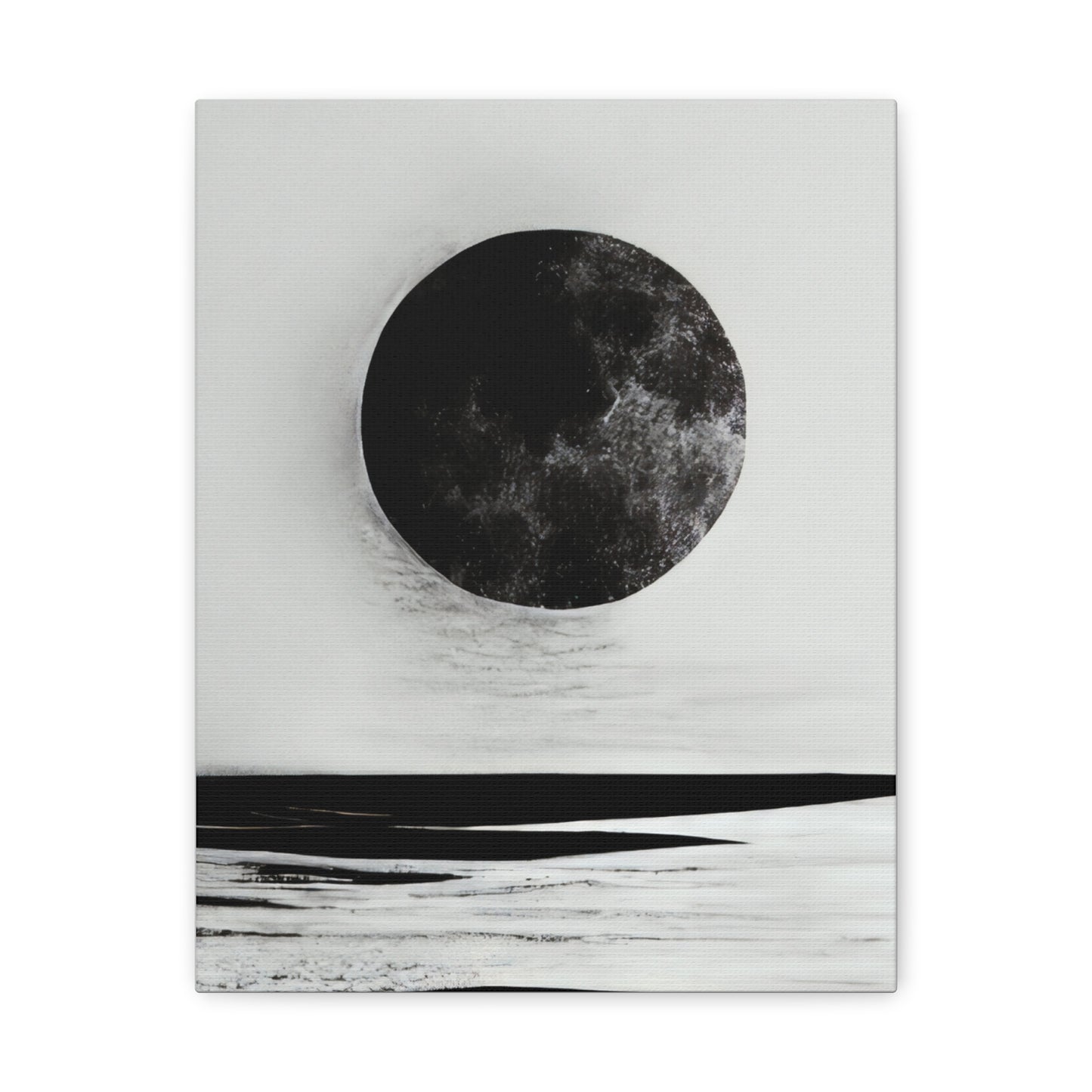 Moonlit Canvas Gallery Wrap - Elegant Wall Art for Home Décor