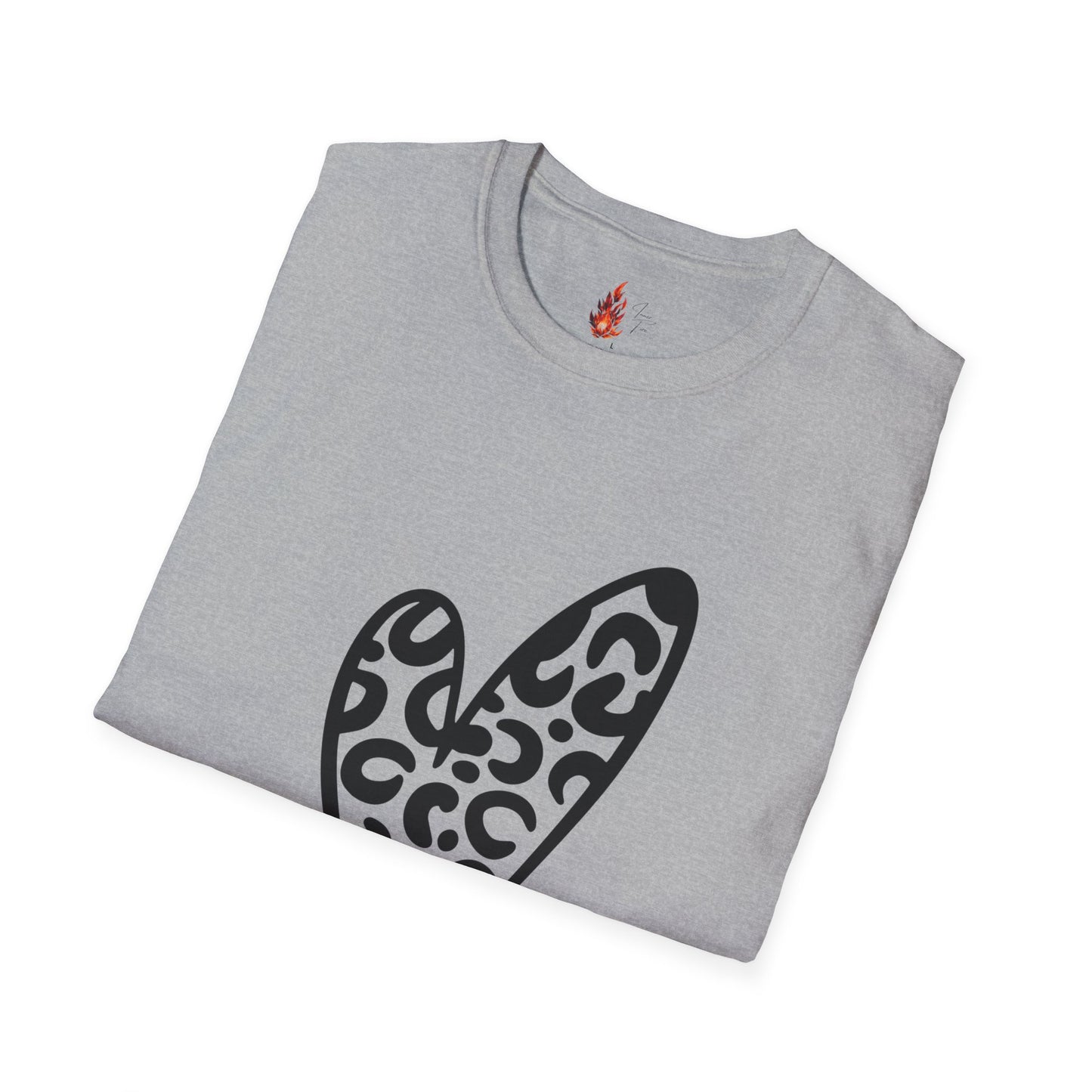 Leopard Love Unisex Softstyle T-Shirt - Perfect for Casual Wear & Gifts