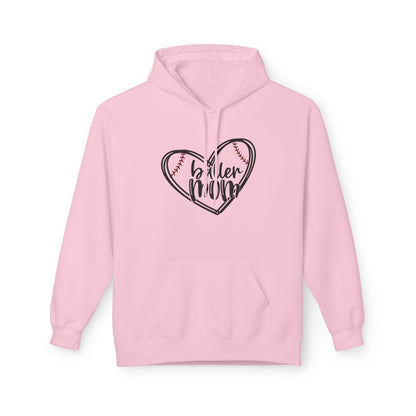 Baller Mom Fleece Hoodie - Cozy Midweight Sweatshirt for Sports Enthusiasts