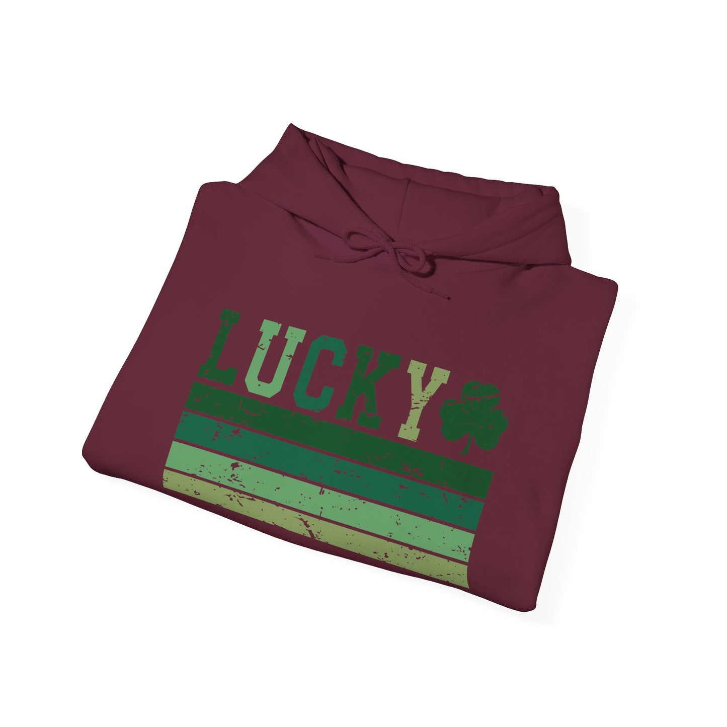 Lucky Shamrock Unisex Hooded Sweatshirt for St. Patrick's Day