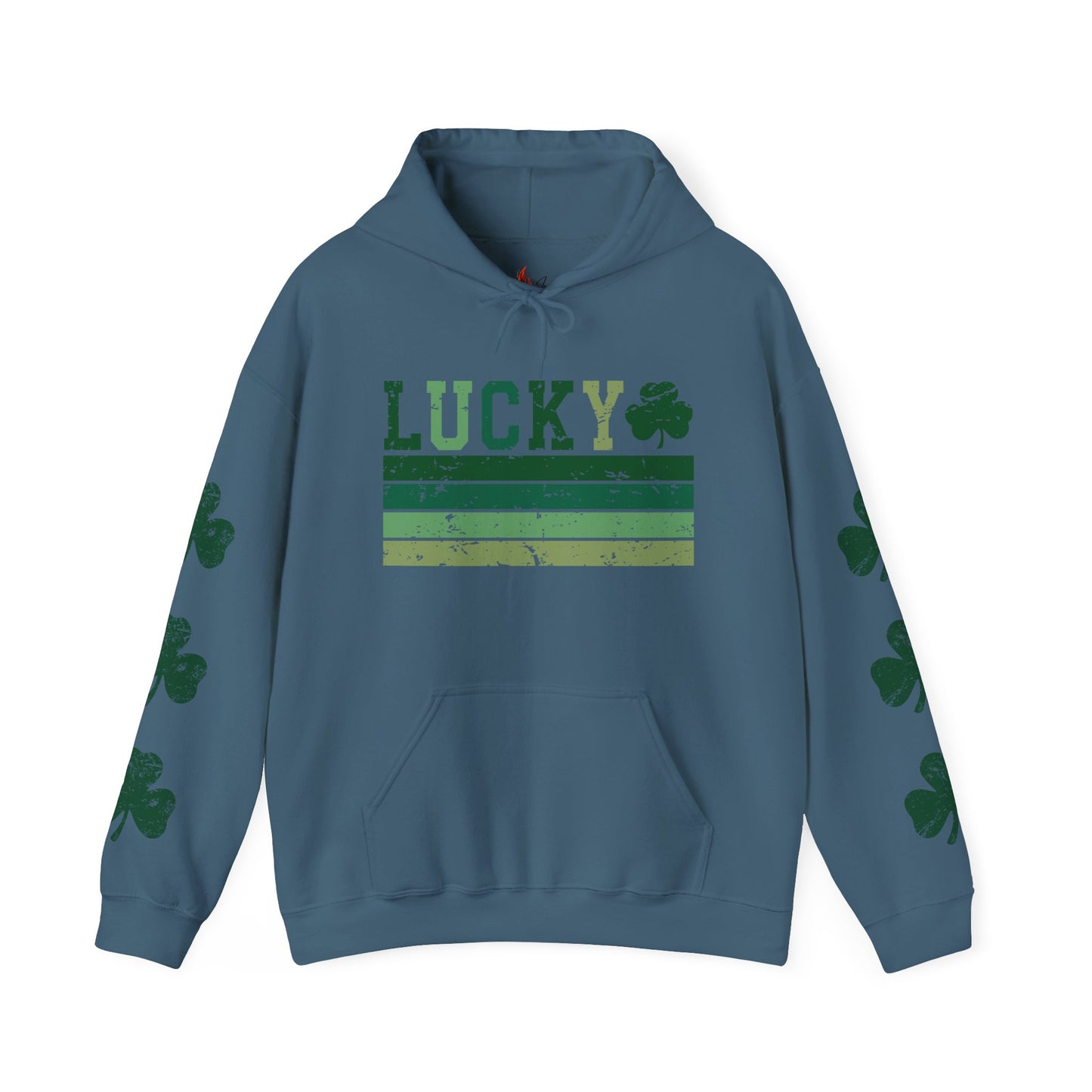 Lucky Shamrock Unisex Hooded Sweatshirt for St. Patrick's Day