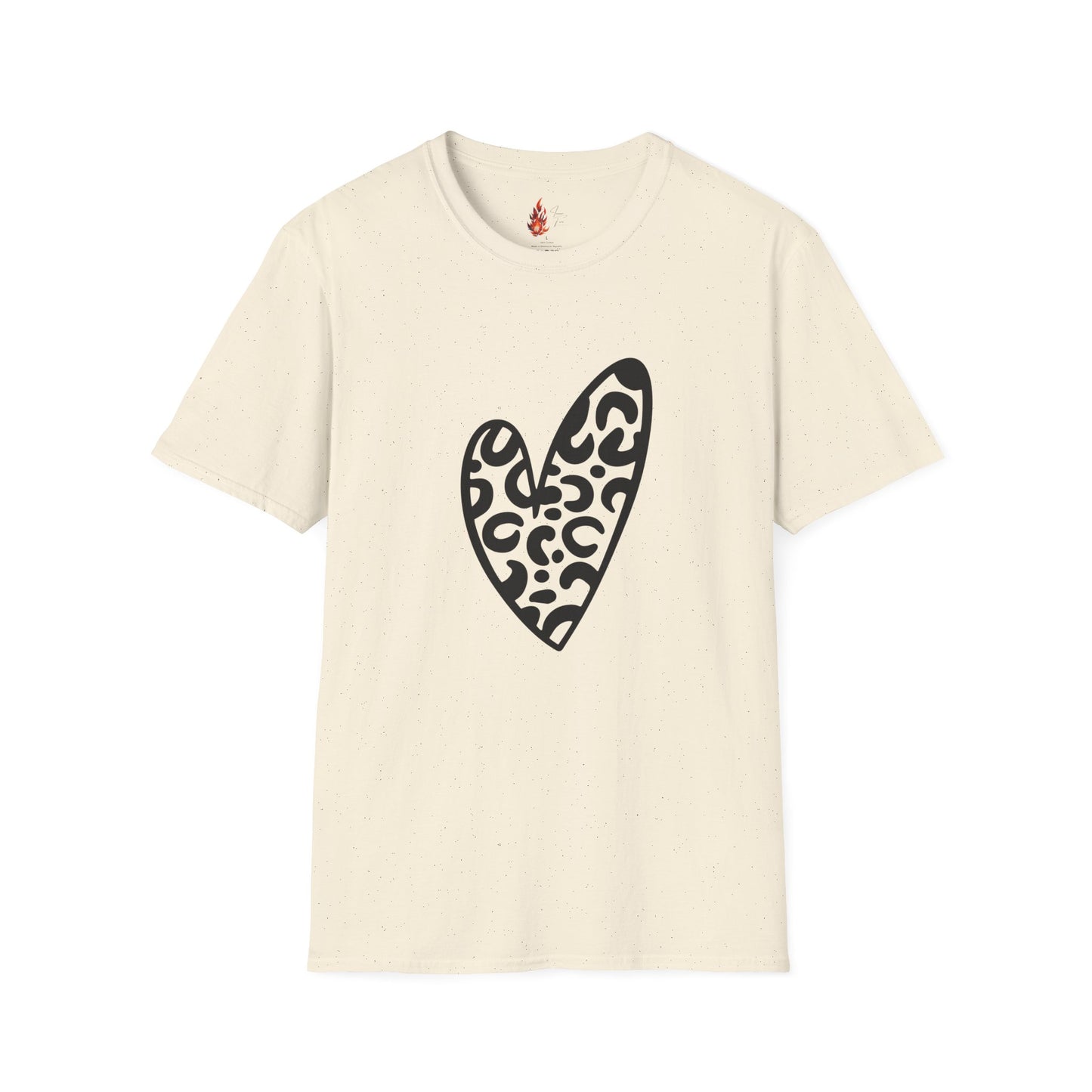 Leopard Love Unisex Softstyle T-Shirt - Perfect for Casual Wear & Gifts