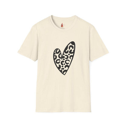 Leopard Love Unisex Softstyle T-Shirt - Perfect for Casual Wear & Gifts