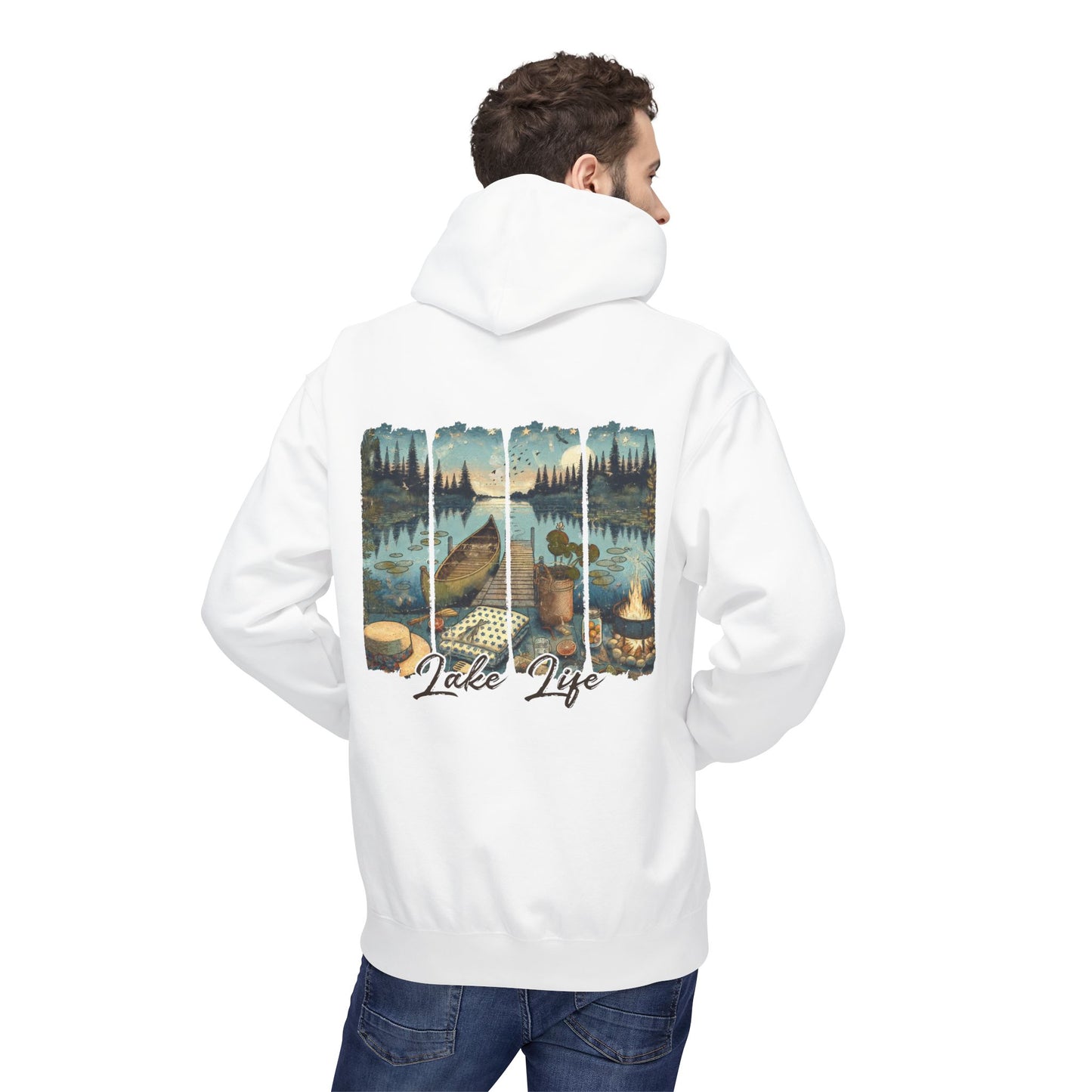 Lake Life  - Unisex Midweight Fleece Hoodie