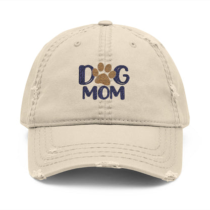 Distressed Dog Mom Hat