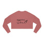 Beautiful Soul Women's Cropped Sweatshirt - Trendy Fashion for Self-Love & Positivity