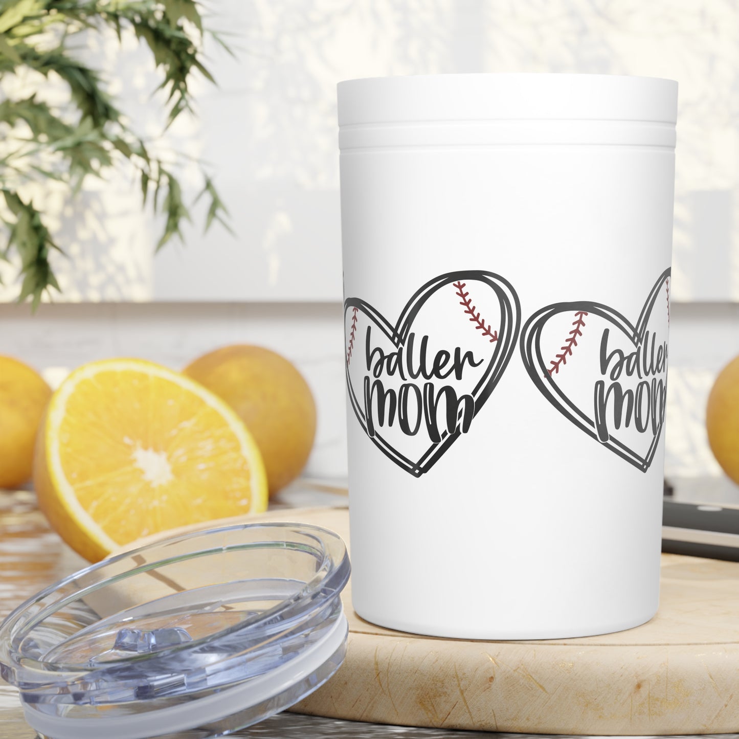 Baller mom Vacuum Insulated Tumbler - 11oz Mug for Sports Enthusiasts