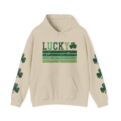 Lucky Shamrock Unisex Hooded Sweatshirt for St. Patrick's Day