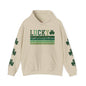 Lucky Shamrock Unisex Hooded Sweatshirt for St. Patrick's Day