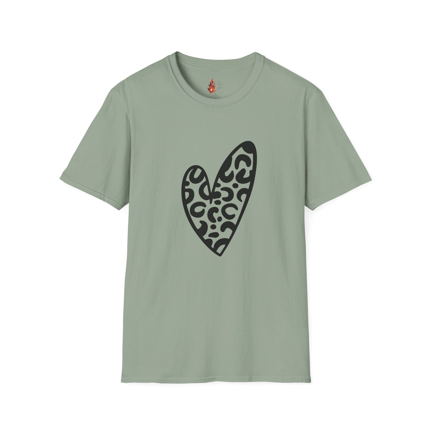 Leopard Love Unisex Softstyle T-Shirt - Perfect for Casual Wear & Gifts