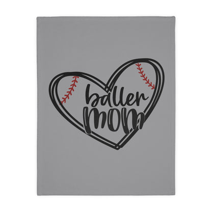 Baller Mom - Velveteen Blanket