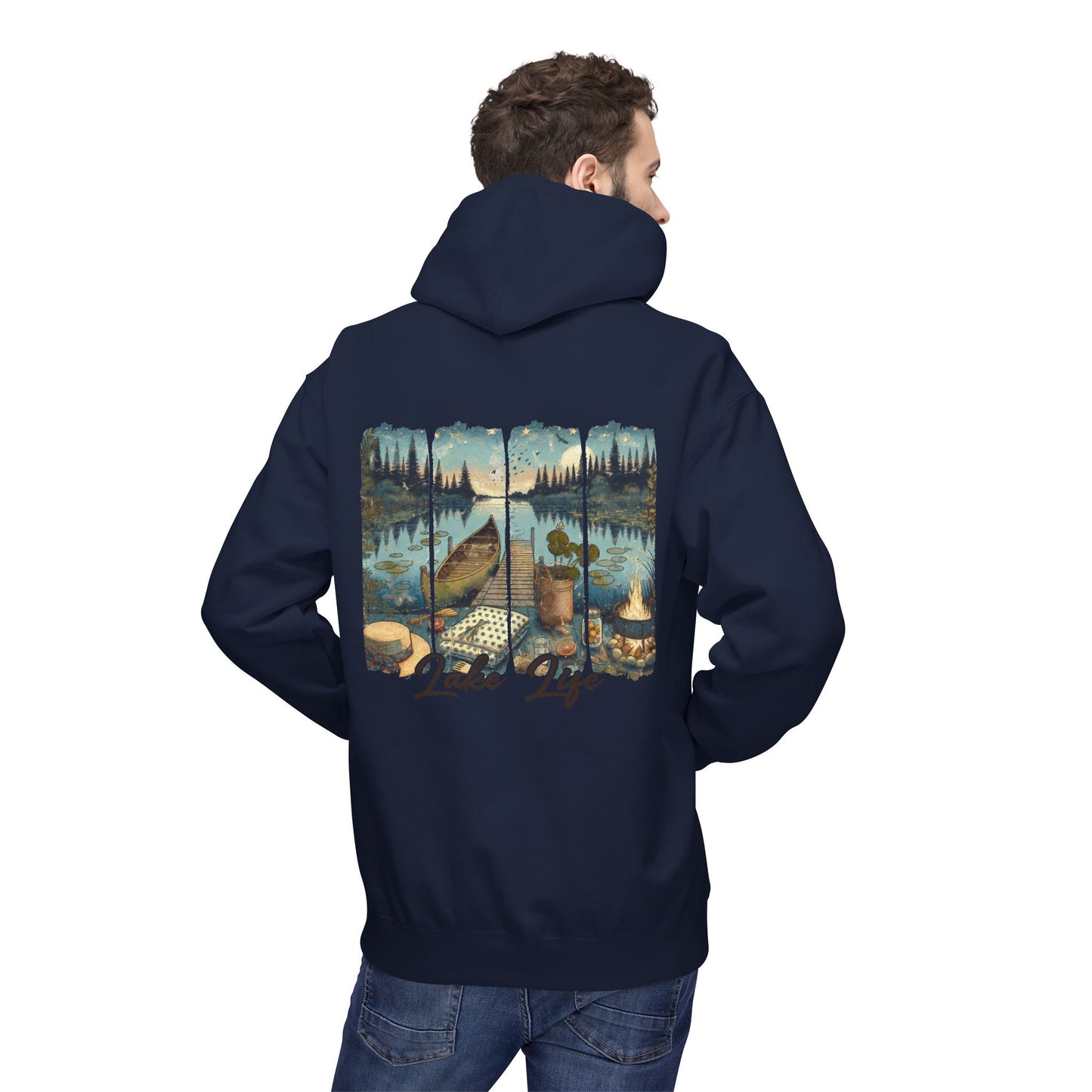 Lake Life  - Unisex Midweight Fleece Hoodie