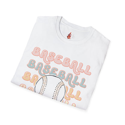 Baseball Mama Unisex Softstyle T-Shirt - Perfect for Sports Moms