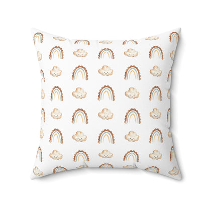 Whimsical Rainbow Pillow | Cozy Decor for Kids' Rooms & Nurseries