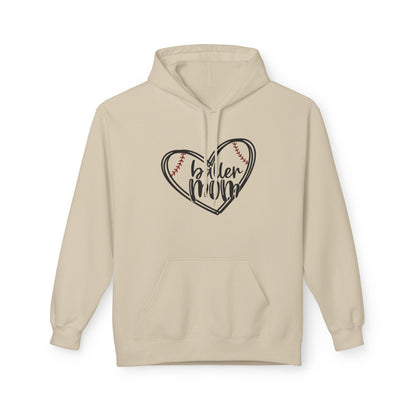 Baller Mom Fleece Hoodie - Cozy Midweight Sweatshirt for Sports Enthusiasts