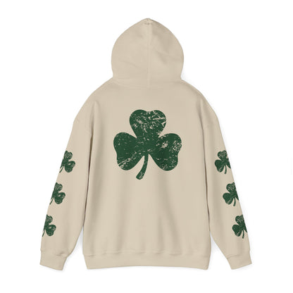 Lucky Shamrock Unisex Hooded Sweatshirt for St. Patrick's Day