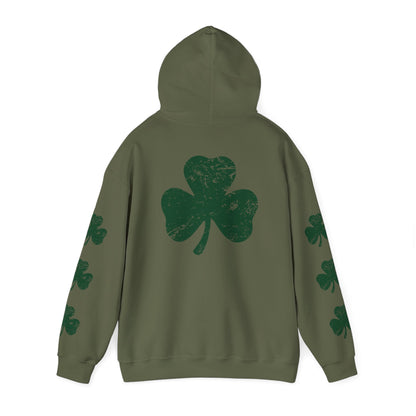 Lucky Shamrock Unisex Hooded Sweatshirt for St. Patrick's Day
