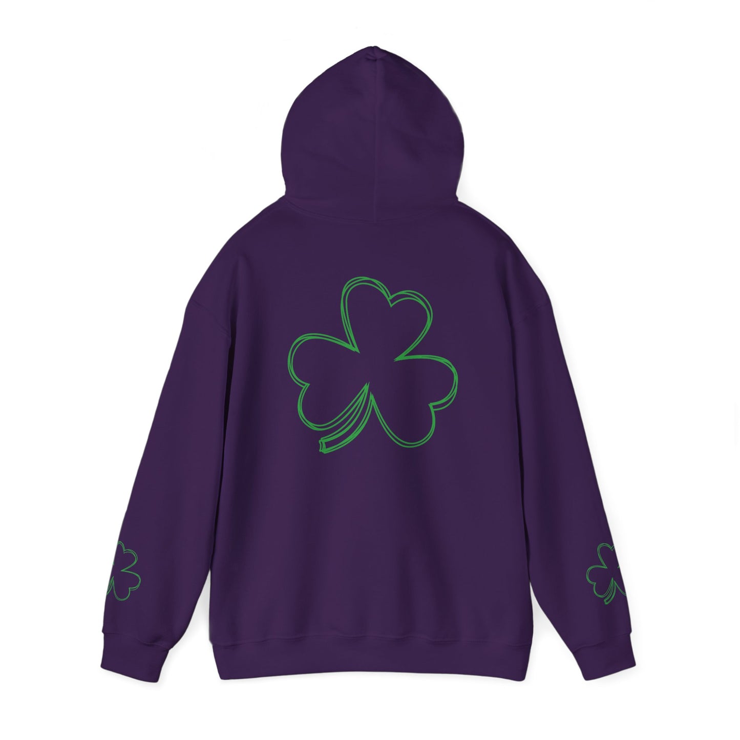 St. Patrick's Day Clover Hoodie - Unisex Heavy Blend™ Sweatshirt