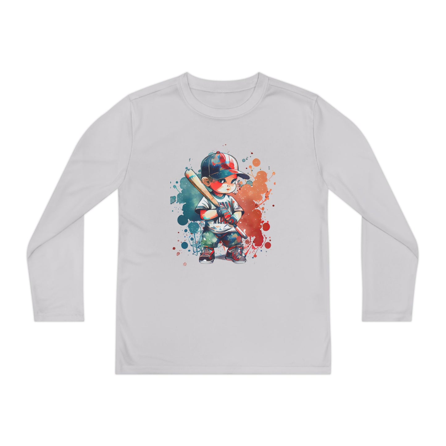 Baseball Boy - Youth Long Sleeve Baseball Tee