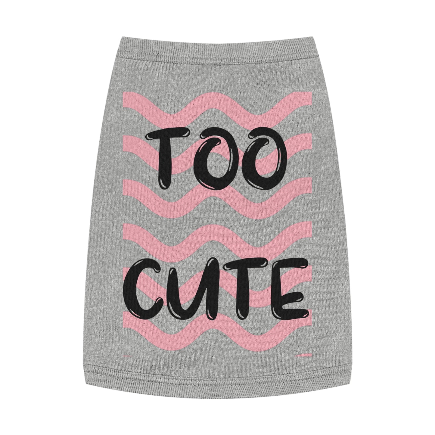 Cute Pet Tank Top - Adorable Wavy Design for Dogs and Cats