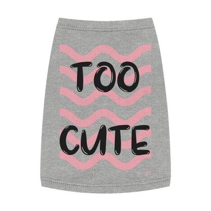 Cute Pet Tank Top - Adorable Wavy Design for Dogs and Cats
