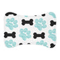 Cute Paw Print Pet Feeding Mat - Fun & Functional Dog Dish Mat