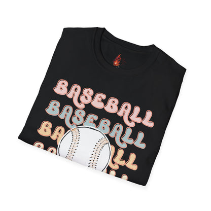 Baseball Mama Unisex Softstyle T-Shirt - Perfect for Sports Moms