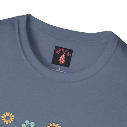 Floral Mama T-Shirt for Moms - Unisex Softstyle Tee