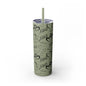 XOXO Hearts Skinny Tumbler with Straw - 20oz Love-Themed Drinkware