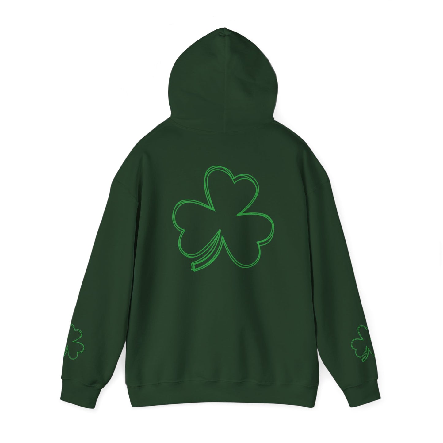 St. Patrick's Day Clover Hoodie - Unisex Heavy Blend™ Sweatshirt