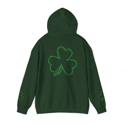 St. Patrick's Day Clover Hoodie - Unisex Heavy Blend™ Sweatshirt