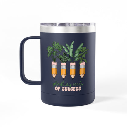Botanical Coffee Tumbler - Planting Seeds of Success