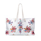 Floral Weekender Bag | Stylish Lightweight Tote for Travel & Essentials